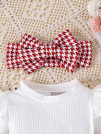 Sweet Baby Girl Fall Outfit 2Pcs Set