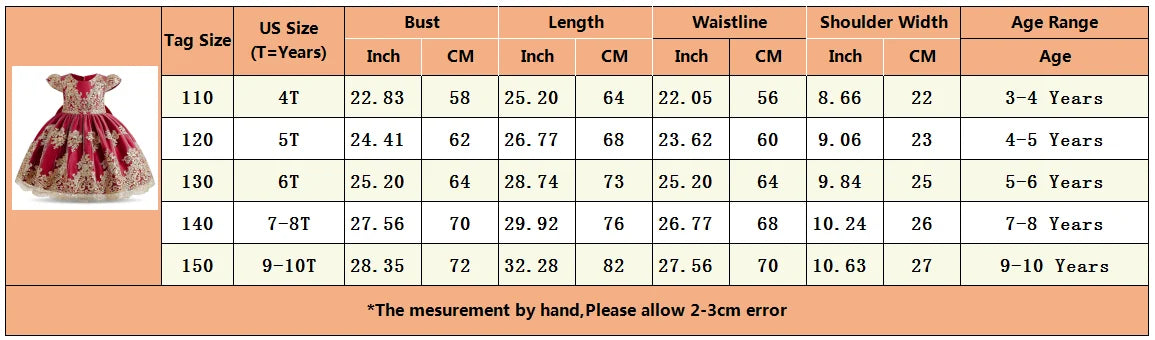 Elegant Embroidered Lace Dress for Girls