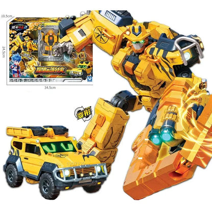 Transforming Cardbot Robot – Car-to-Robot Action Figure for Kids