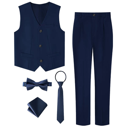 Children’s Party & Ceremony Suit – Boys’ Blazer, Pants & Vest Outfit