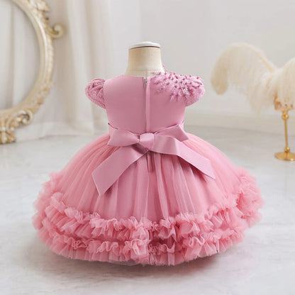 Baby Girl Birthday Dress – Princess Tulle Gown
