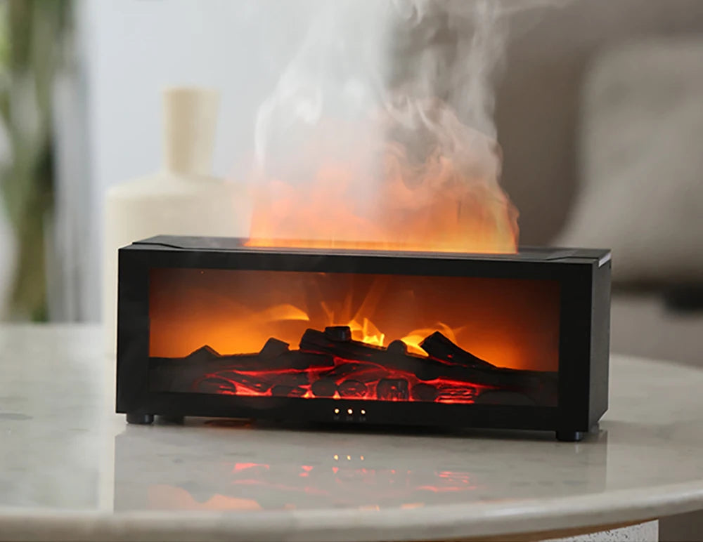 Flame Aroma Humidifier: Stylish, Soothing, Smart