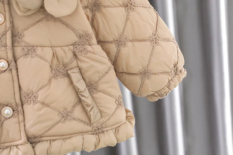 Kids’ Down Cotton Coat – Sweet & Cozy Jacket for Girls