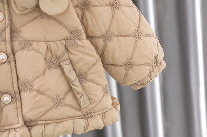 Kids’ Down Cotton Coat – Sweet & Cozy Jacket for Girls