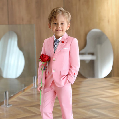 Little Boys’ Handsome Outfit – 3-Piece Suit for Weddings & Parties