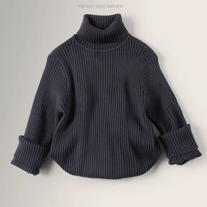 Kids’ Casual Loose Pullover Sweater – Autumn/Winter