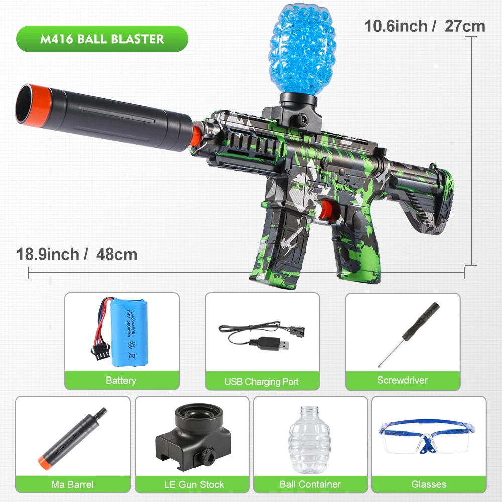 M416 Electric Blaster Gun – Rechargeable Toy Gift for Kids & Teens