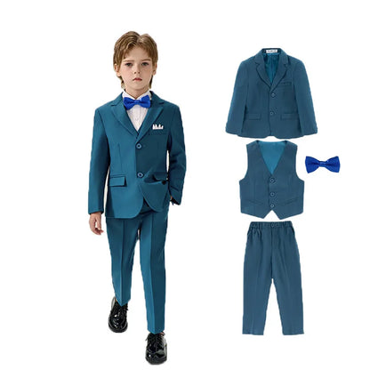 Children’s Green Party Suit – Wedding & Photography Dress Set