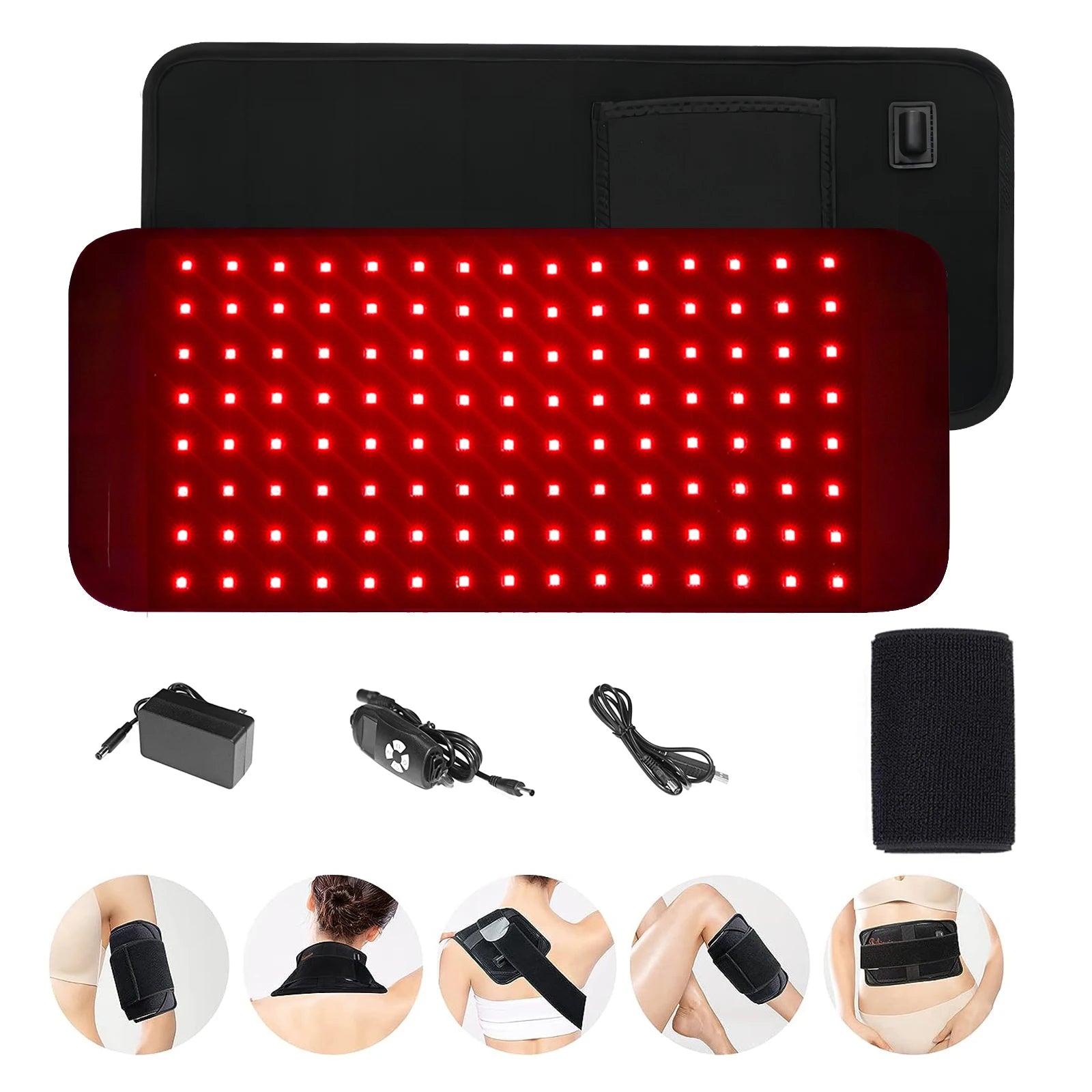Portable Red Light Therapy Pad – 660nm & 850nm LED for Skin