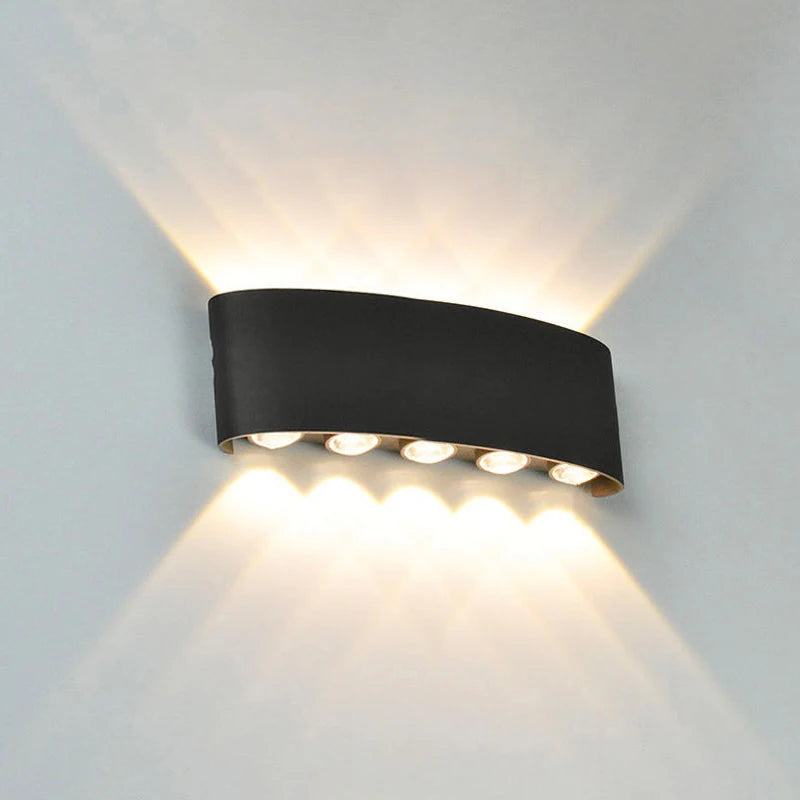 Up & Down LED Wall Lamp: Waterproof Lighting for Indoor & Outdoor Spaces