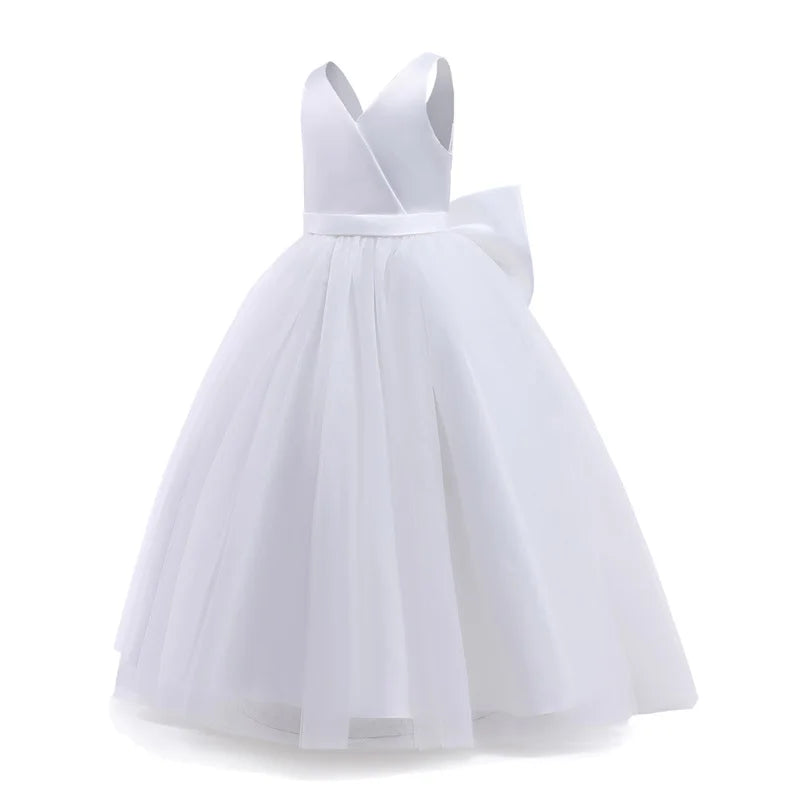Elegant Girls Long Prom & Party Dress (5–14Y)