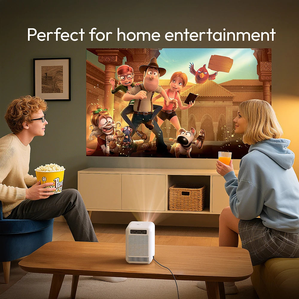 BYINTEK LOVE U4: 4K Smart Mini Projector for Wireless Home Cinema