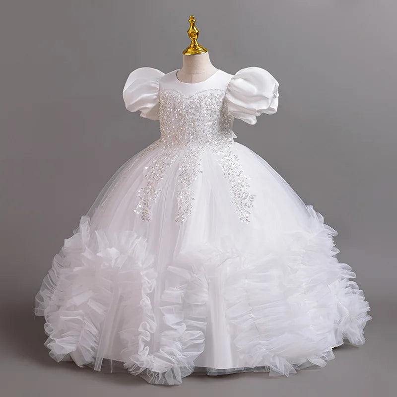 Beautiful Embroidered Dress for Girls 4–12 Years