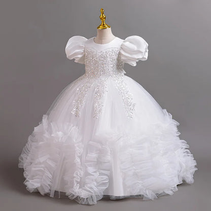 Beautiful Embroidered Dress for Girls 4–12 Years