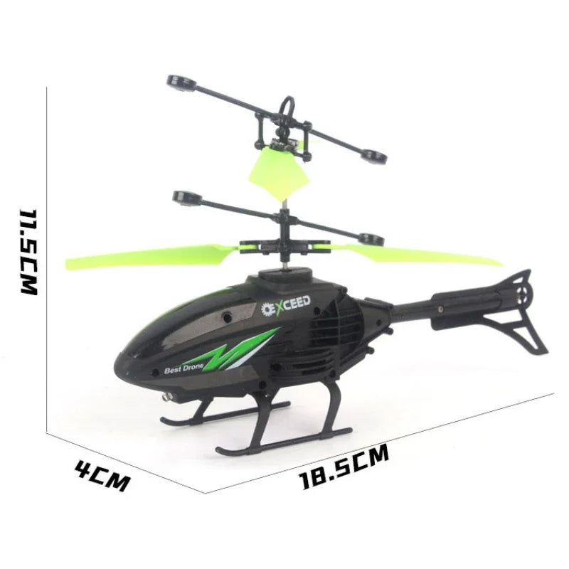 Wrist Induction Drone – Mini RC Helicopter for Kids with Impact Protection