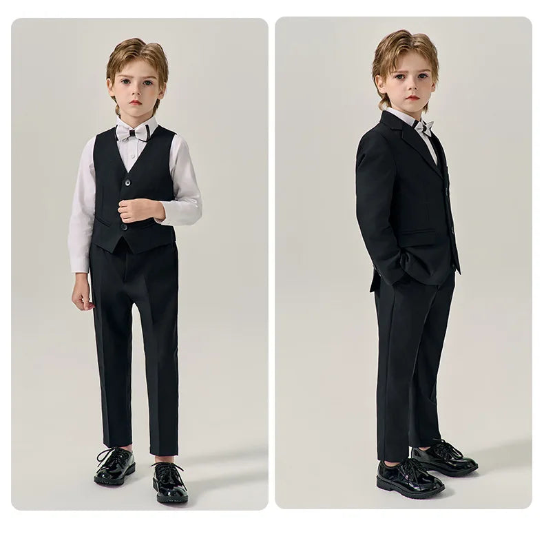 Boys’ Stylish Formal Wear – Green Blazer Set for Special Occasions