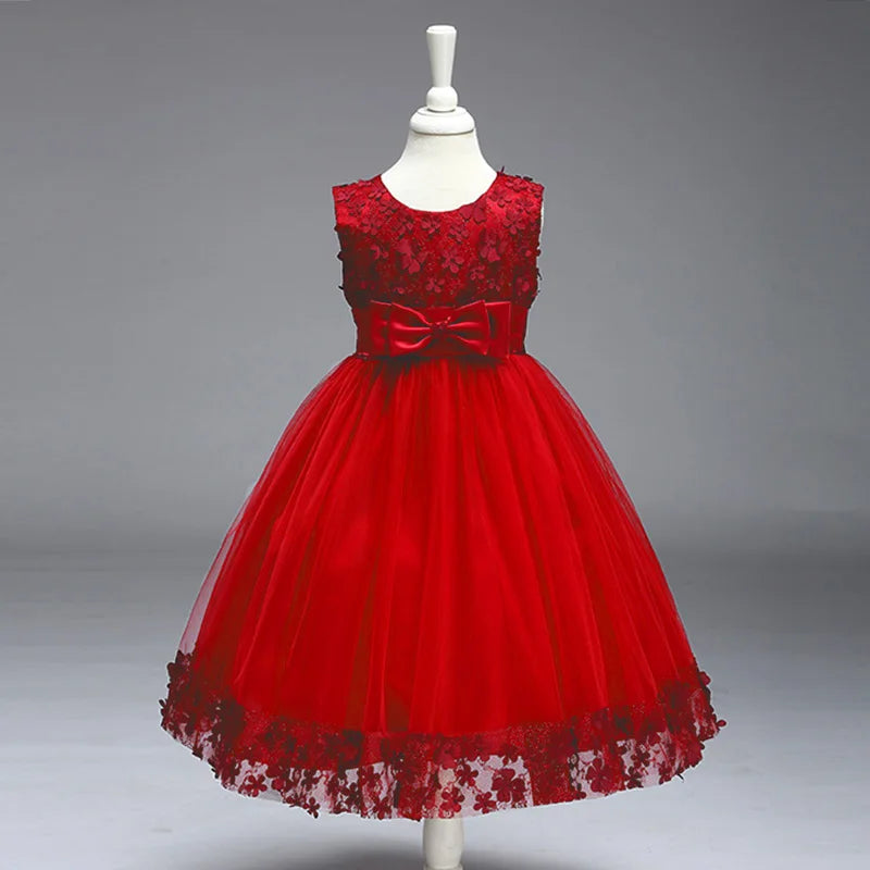 Girls' Wedding & Party Dress – Elegant Tulle Gown