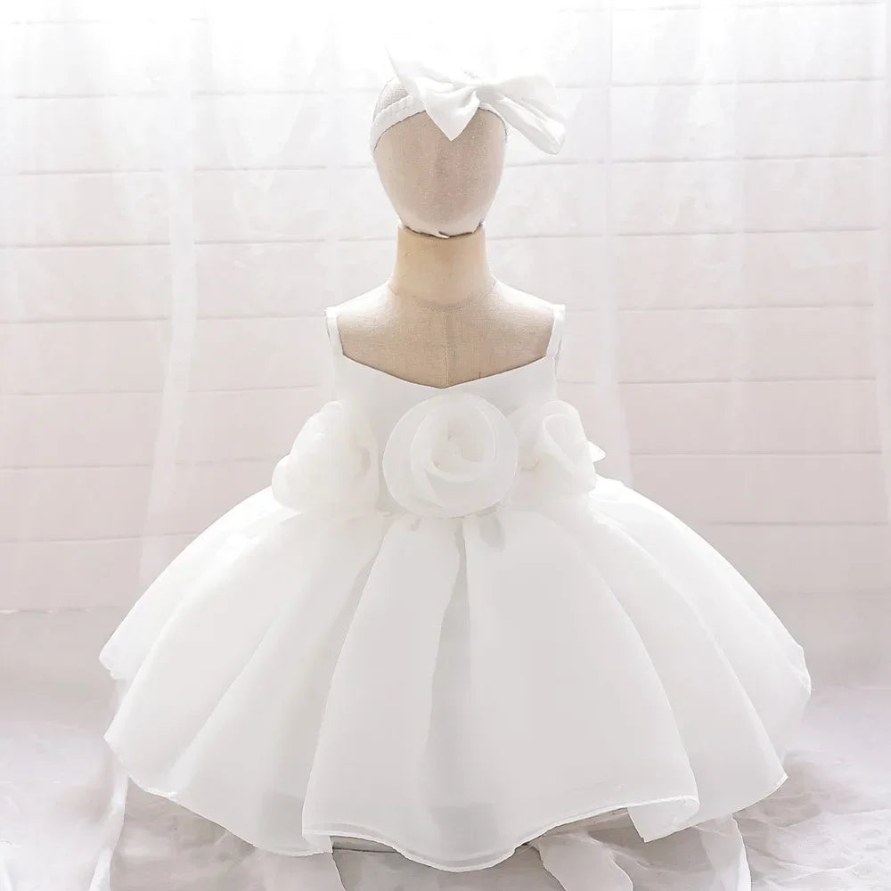 Kids Wedding Dress – Sleeveless Flower Girl Gown
