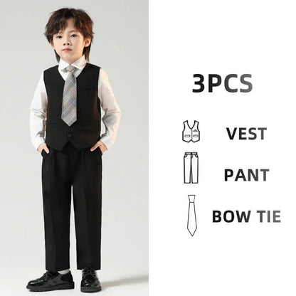 Children’s Handsome Blazer Suit – Slim Fit Formal Set