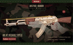 Robotime Rokr AK47 3D wooden gun building block toy, detailed model for kids and adults, justice guard themed wooden puzzle.