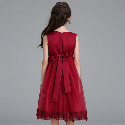 Girls' Wedding & Party Dress – Elegant Tulle Gown