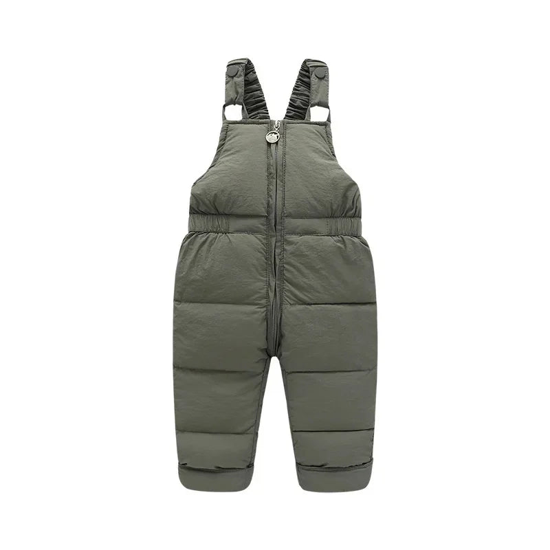 Warm 2Pcs Winter Clothes – Hooded Fleece Coat + Pants for Kids