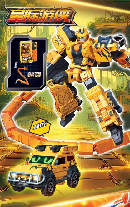 Transforming Cardbot Robot – Car-to-Robot Action Figure for Kids