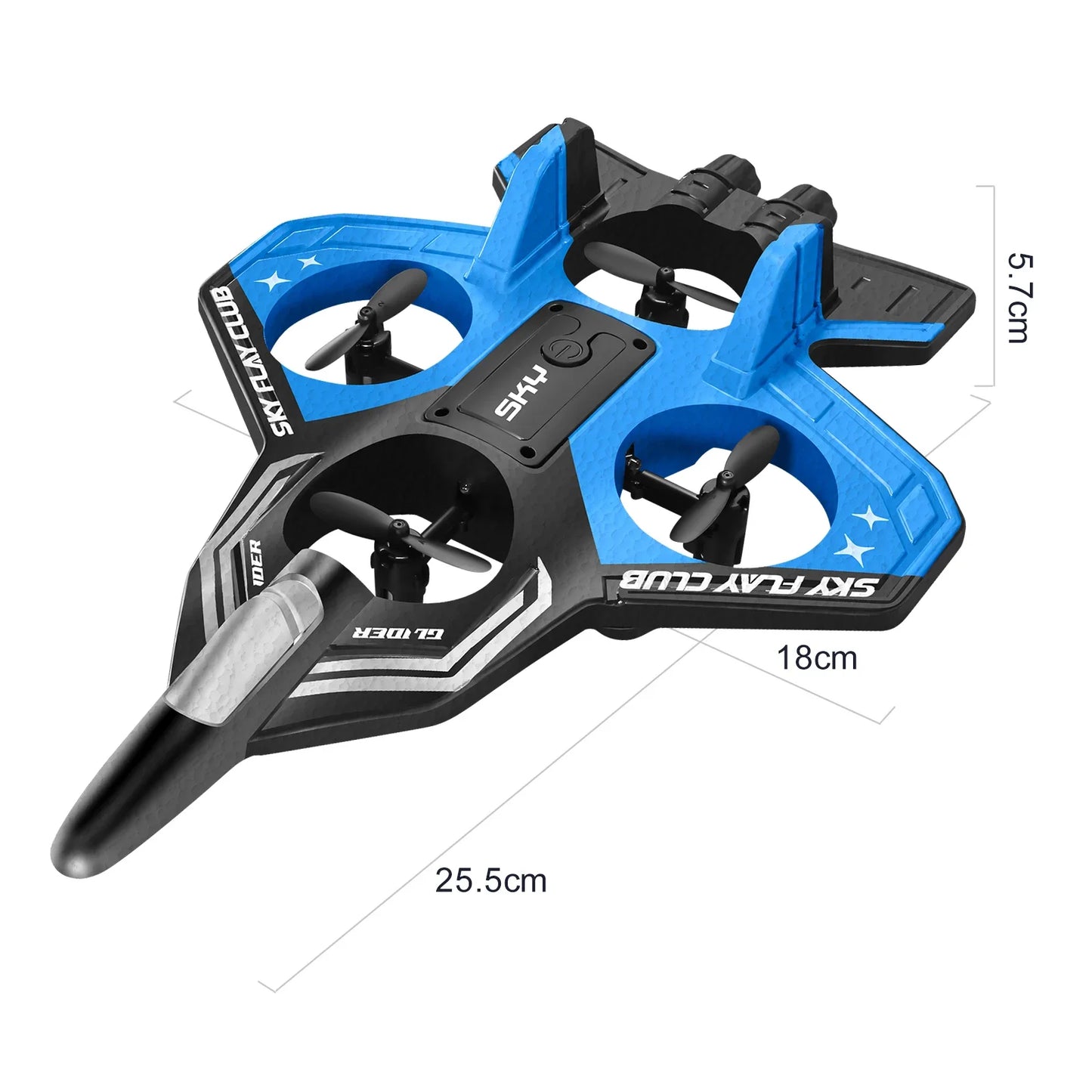 RC Helicopter Toy – 4-Motor Stable Foam Glider for Boys & Girls