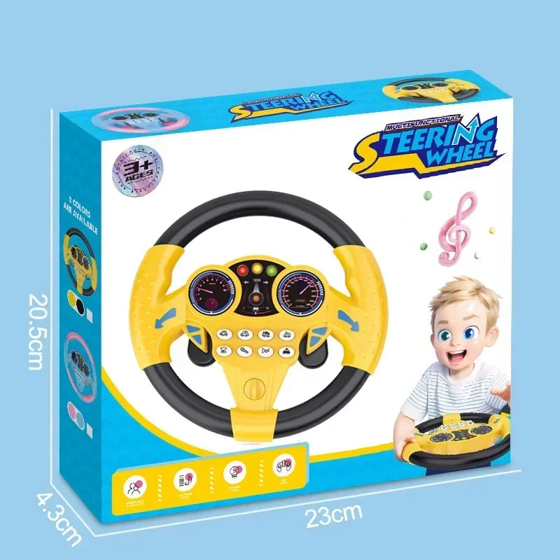 Infant Simulation Steering Wheel Toy – Interactive Early Education for Kids