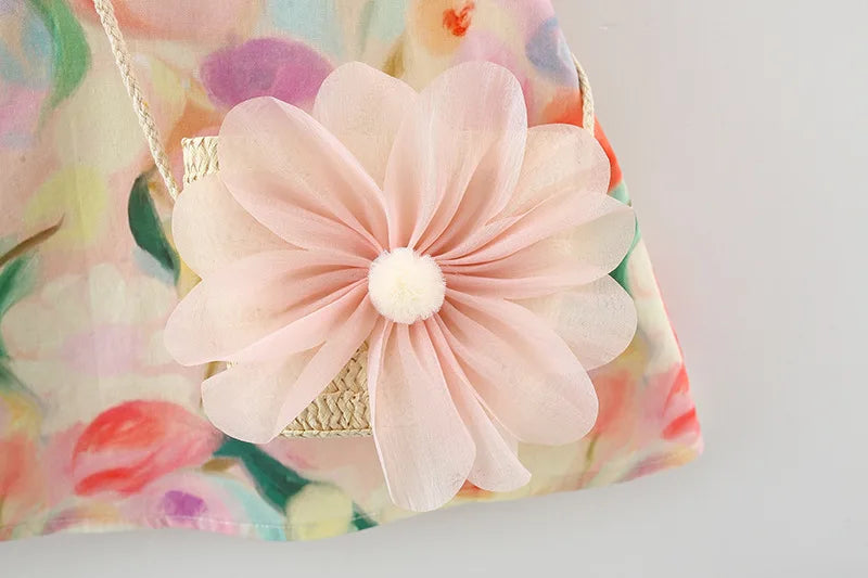 Toddler Baby Girl Princess Outfit with Doll Collar