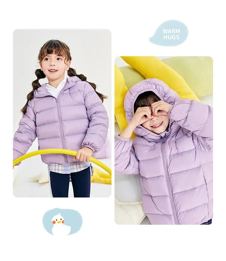 Kids’ Lightweight Duck Down Jacket – Fall & Winter