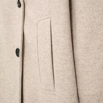 Autumn Chic Double-Breasted Lapel Coat