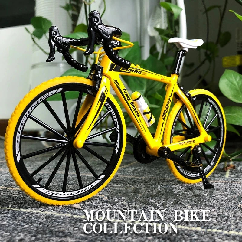 1:10 Alloy Mountain Bike Model – Realistic Diecast Bicycle Toy