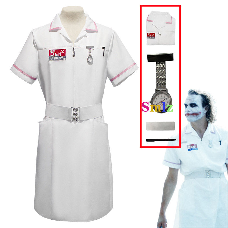 Movie Joker Cosplay – Jack Nurse Uniform with Props