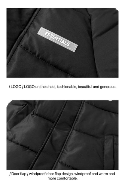 Kids' Long Cotton-Padded Jacket – Warm & Stylish