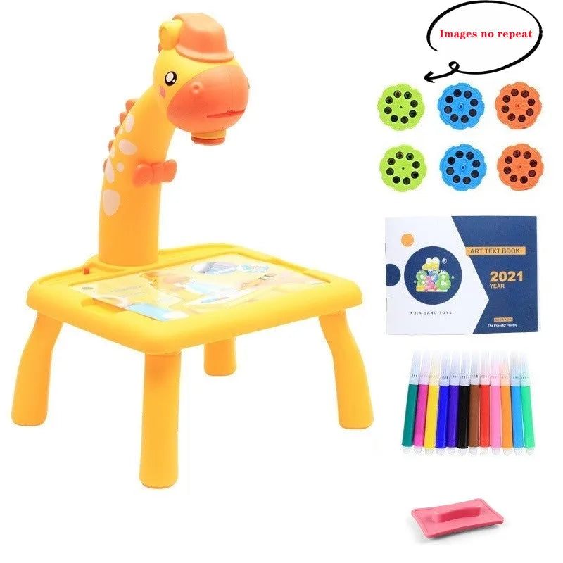 Mini LED Projector Drawing Table – Educational Art Toy for Kids