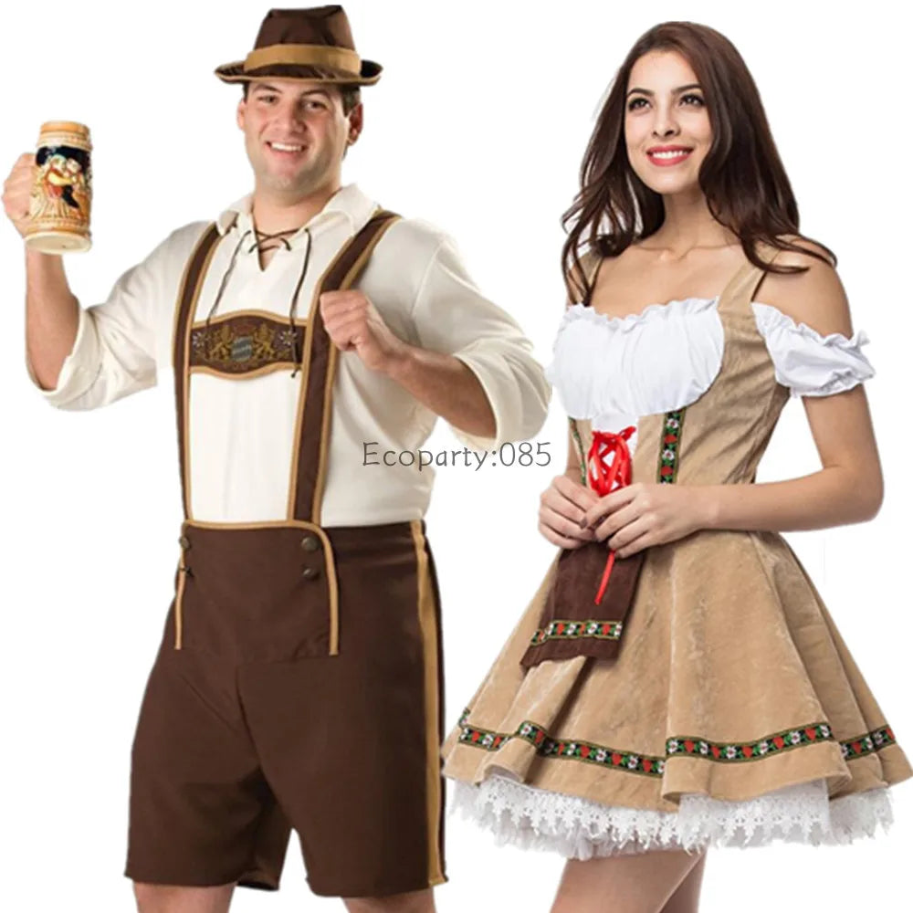 Oktoberfest Cosplay Outfit – German Bavarian Carnival Clothes