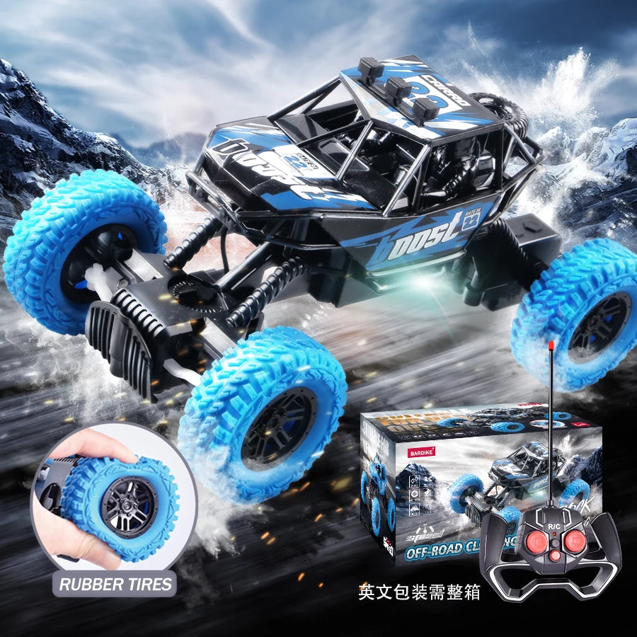 Off-Road RC Car with Flashing Lights – Perfect Gift for Kids!