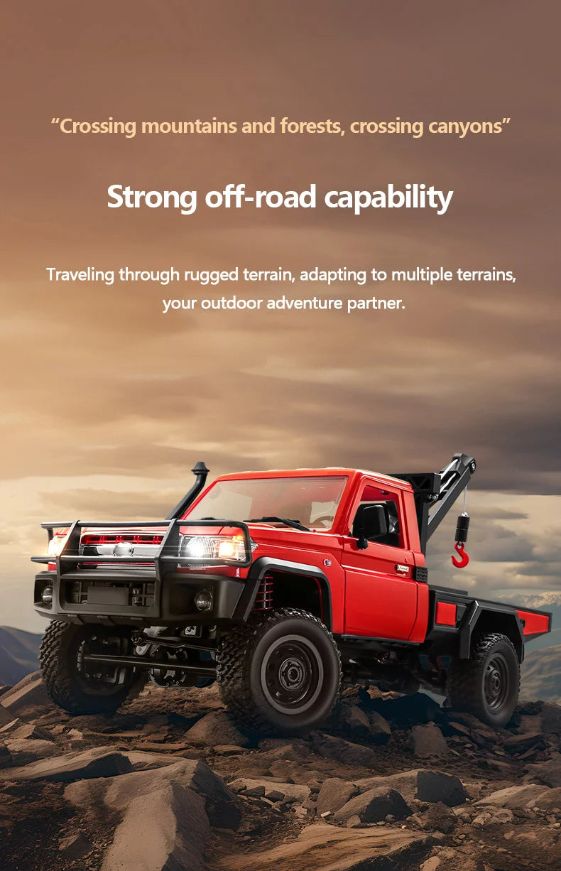 MN82T RC Truck – 1:12 Scale Off-Road Climbing Car for Christmas Gift