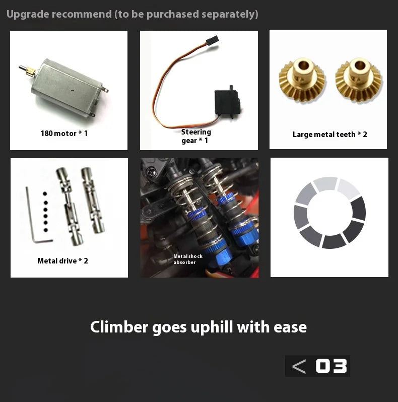 1:12 MN90 RC Car – Off-Road Vehicle for Boys & Men Gift