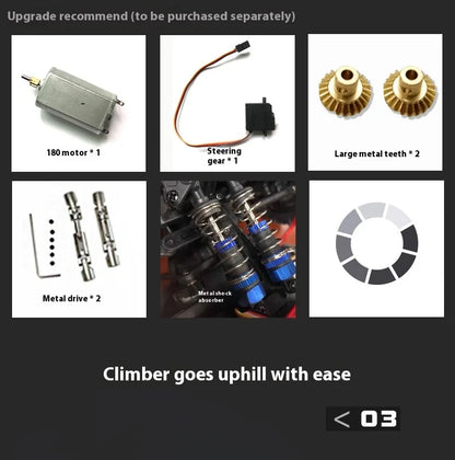 1:12 MN90 RC Car – Off-Road Vehicle for Boys & Men Gift