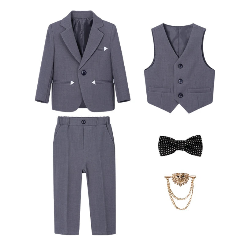 Little Gentleman Suit – Boys’ Formal Outfit for Wedding & Birthday