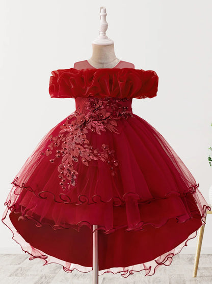Kids Fashion Princess Dress for Birthday & Events