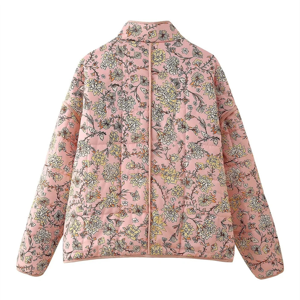 Button-Decor Quilted Jacket – 2025 Casual Fashion Coat