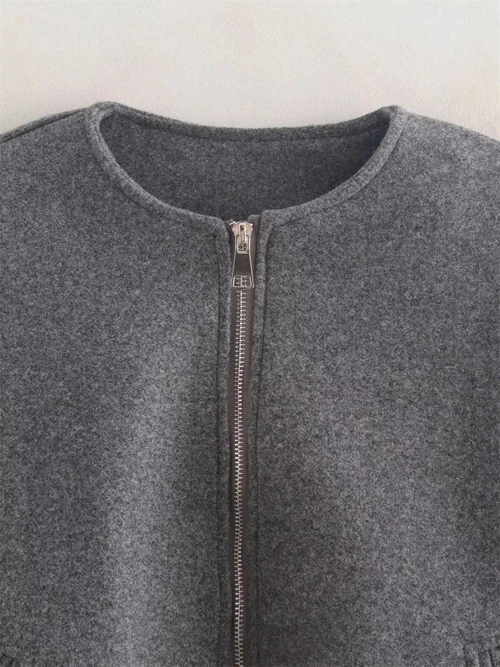 Retro Revival: Soft Bomber Jacket for Women