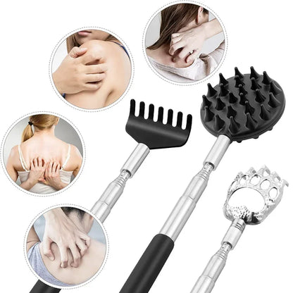 3-Piece Telescopic Back Scratcher Set