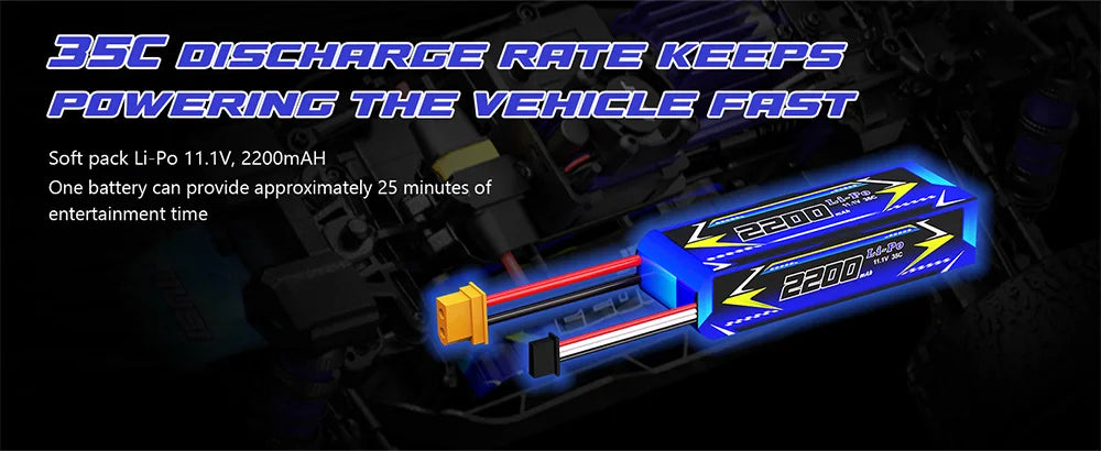 High-Speed 80KM/H RC Car – JIUSI WB12 PRO 4WD Off-Road Toy