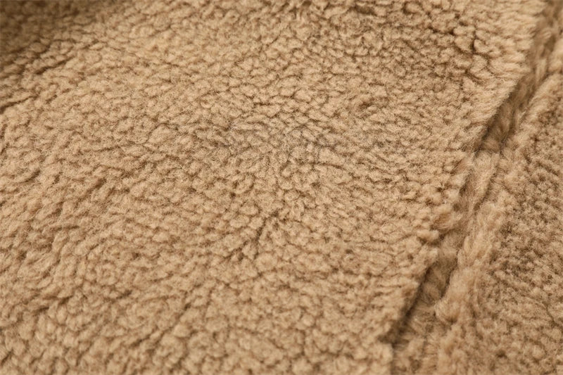 Warm & Chic: Women’s Thickened Brown Winter Jacket