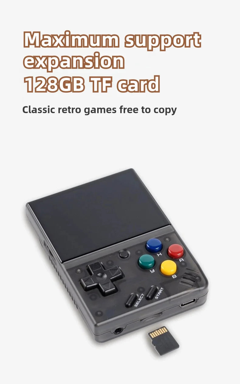 Mini V4 Handheld Retro Console: 2.8'' IPS, 2000mAh, Linux Gaming