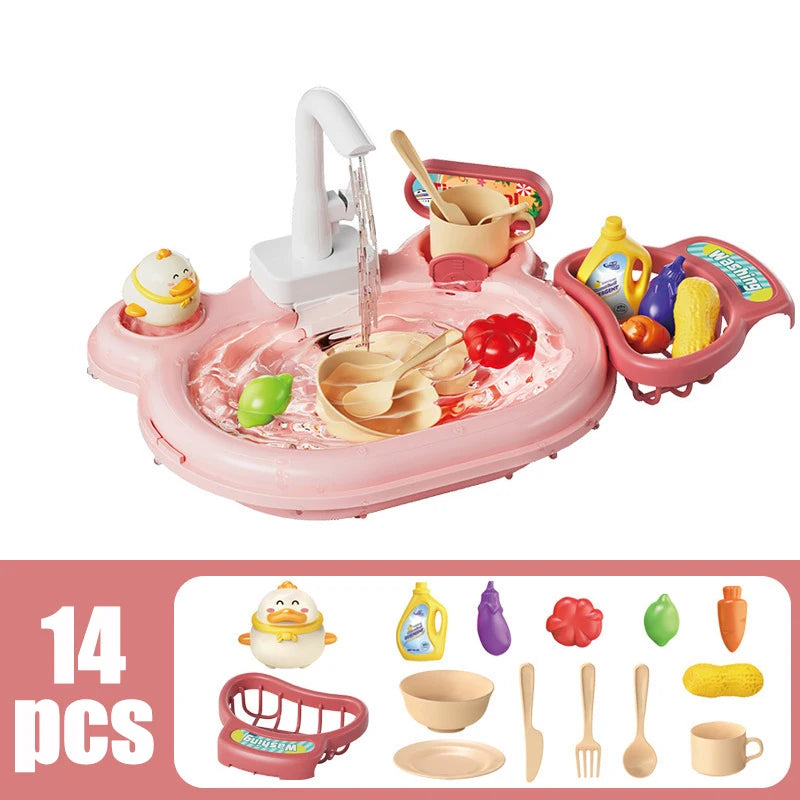 2-in-1 Dishwashing & Fishing Toy Set – Interactive Montessori Kitchen Play for Kids!